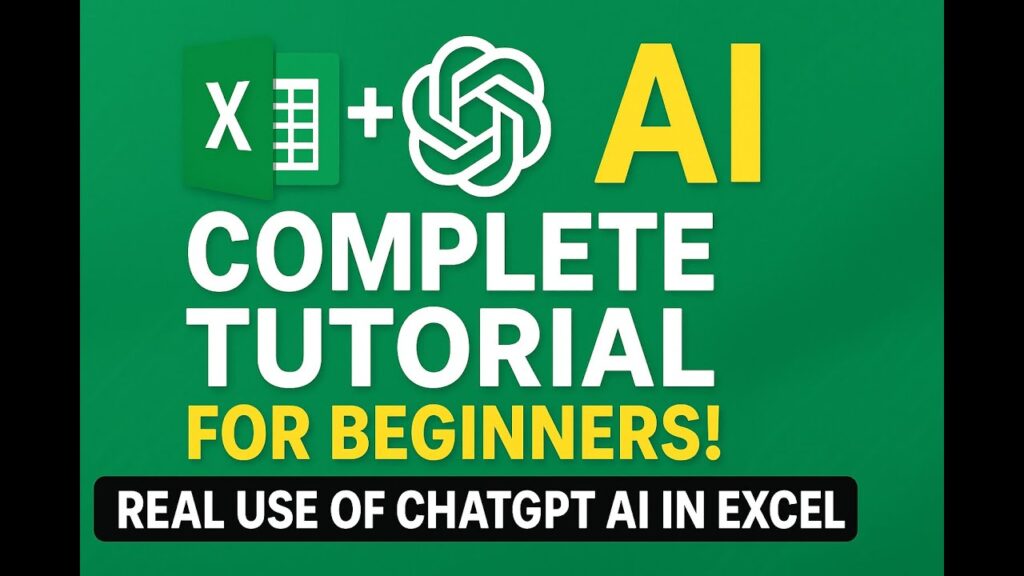 Tutoriel Excel et IA pour débutants
