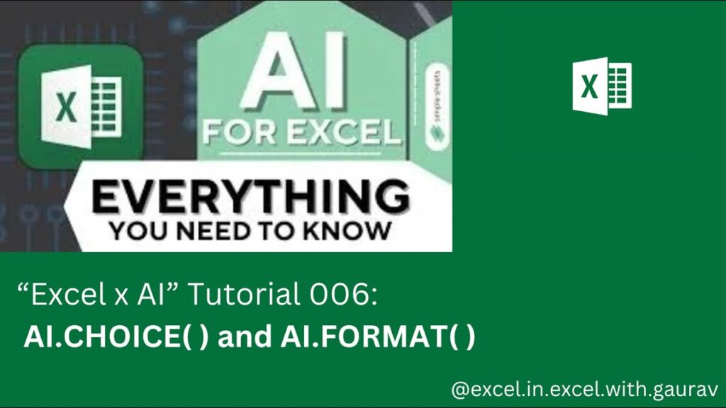 Catégoriser et formater données Excel avec IA