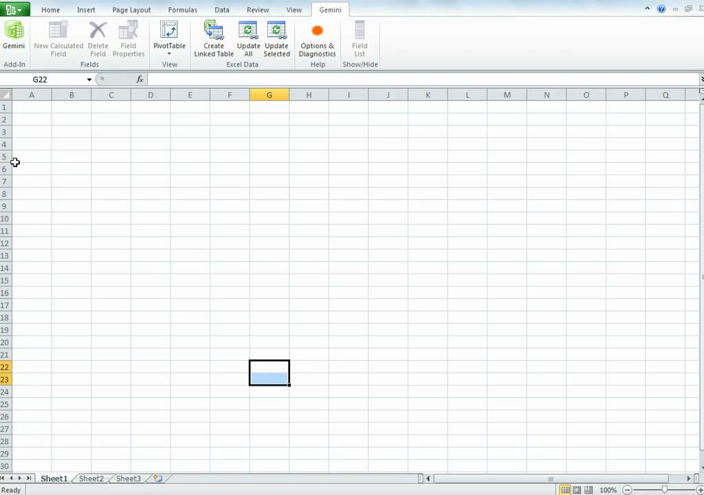 Naviguer entre Excel et Gemini