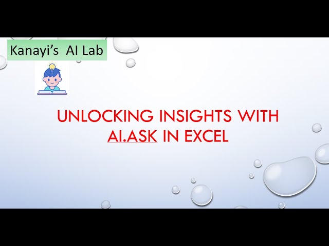 Analyser ses données Excel avec l’intelligence artificielle